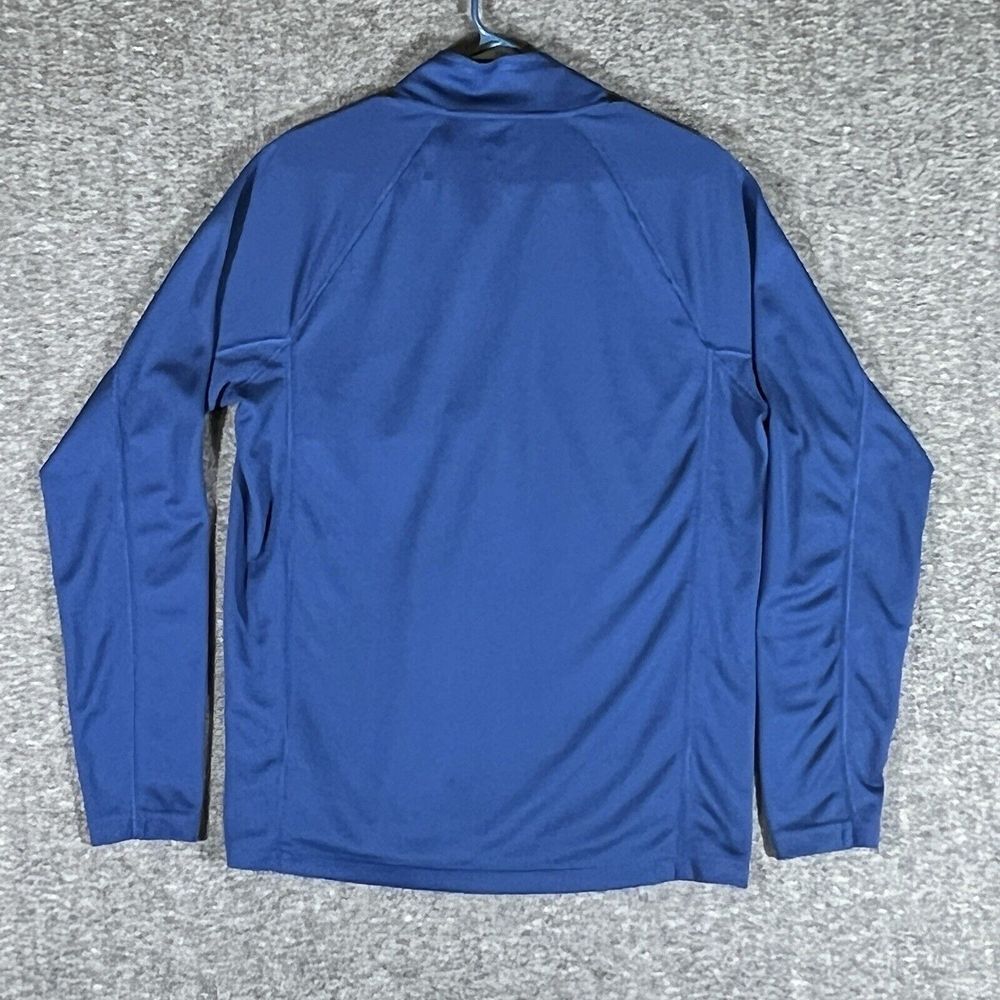 LL Bean Shirt Mens Size M Blue Lightweight Sport Shirt Quarter Zip - Picture 8 of 8